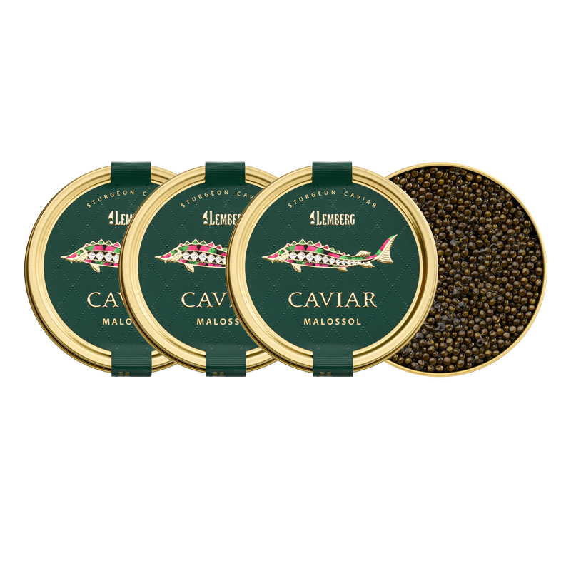 Störkaviar AMUR PRINCESS, 3 × 100 g