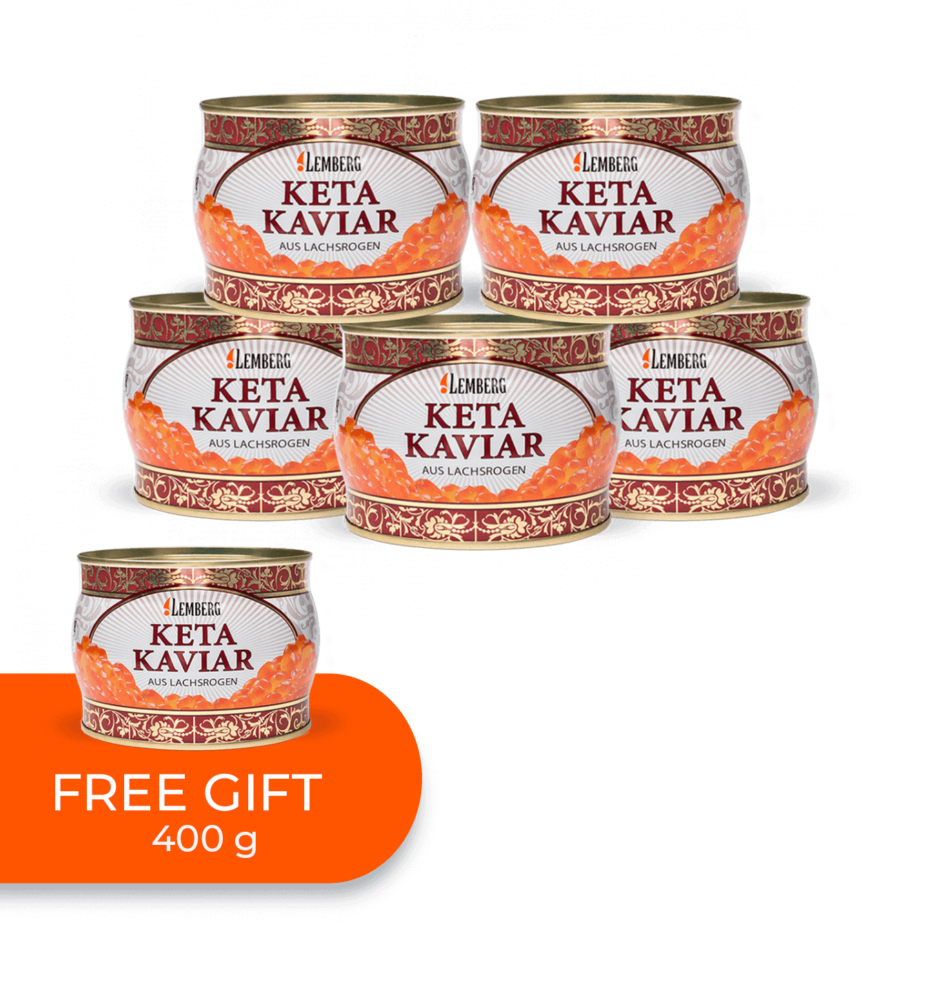 Lachskaviar: Online kaufen | Lemberg Boutique Österreich Lachskaviar: Online kaufen | Lemberg Boutique Österreich
