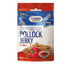 Strips of pollock fillet with paprika, salted, dried, 42g